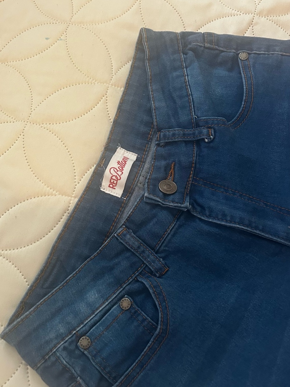 Christian Louboutin Women's High-Rise Dark Blue Jeans